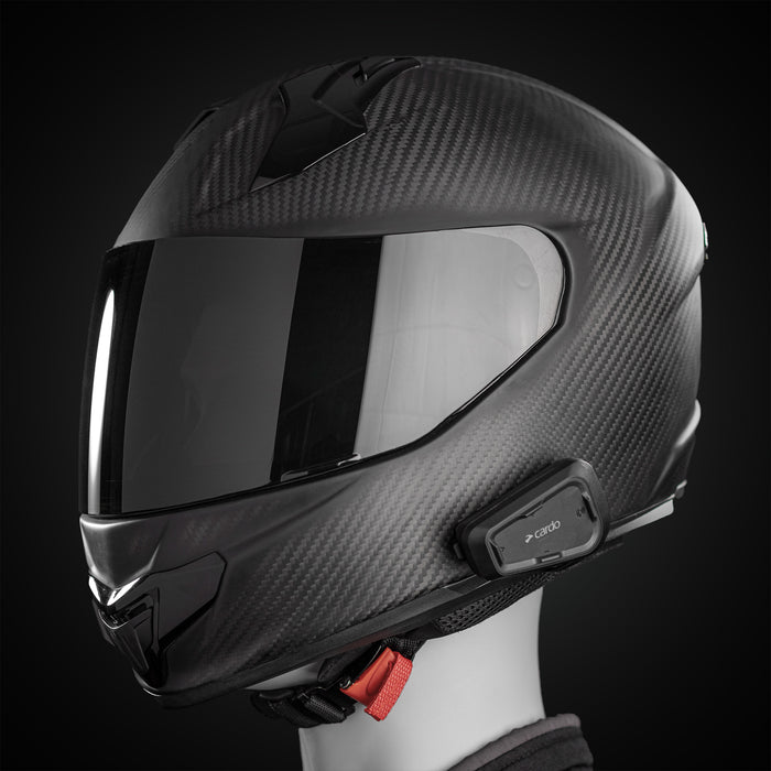 Cardo Spirit Duo Bluetooth Motorcycle Helmet Communication System - Wireless Intercom for Riders, Hands-Free Calling & Music - Perfect for Group Rides, Commuting & Adventure Motorcycling
