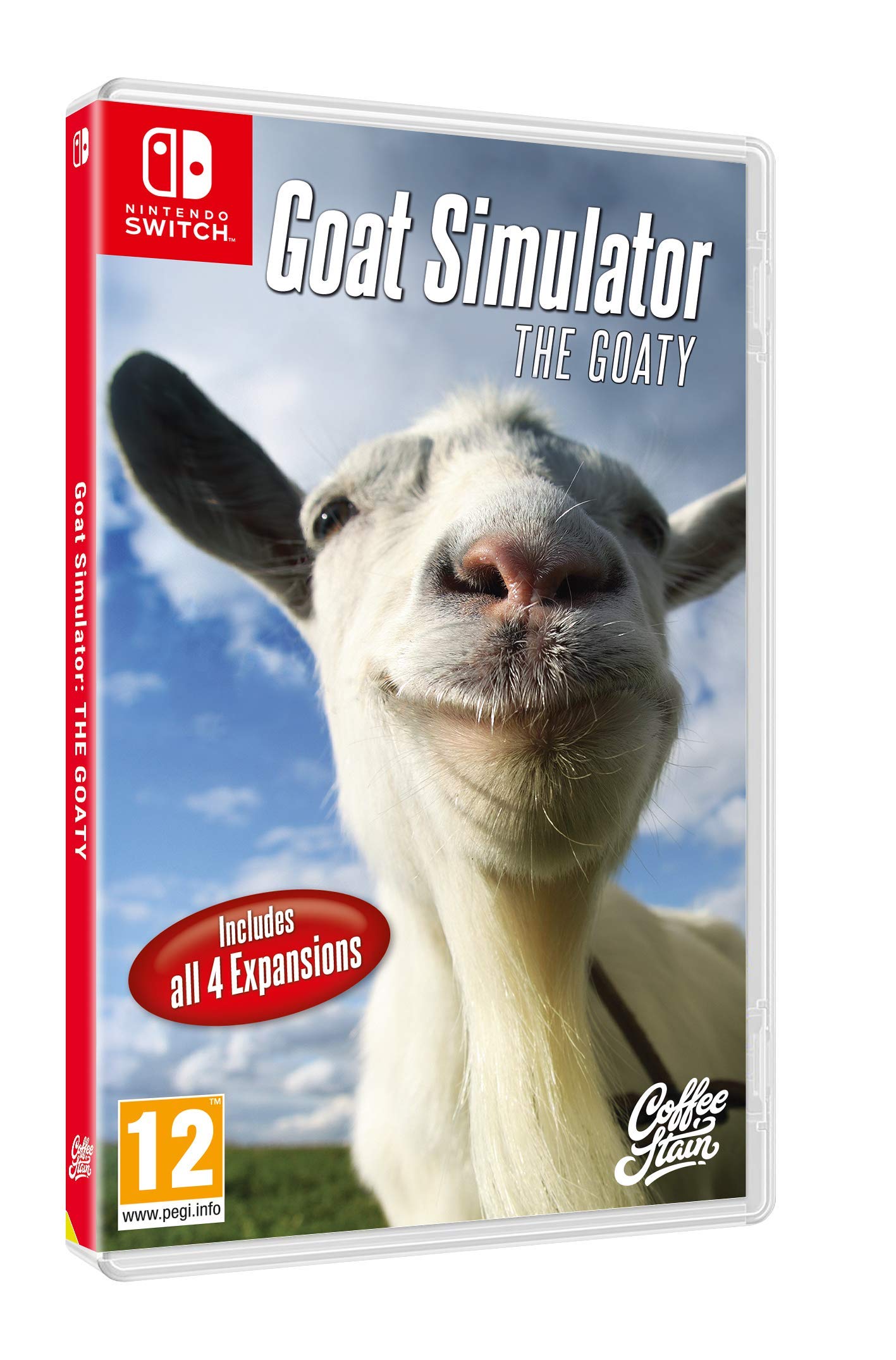 Goat Simulator: The Goaty - Nintendo Switch Game | Fun Open-World Animal Simulation for Family & Party Gaming