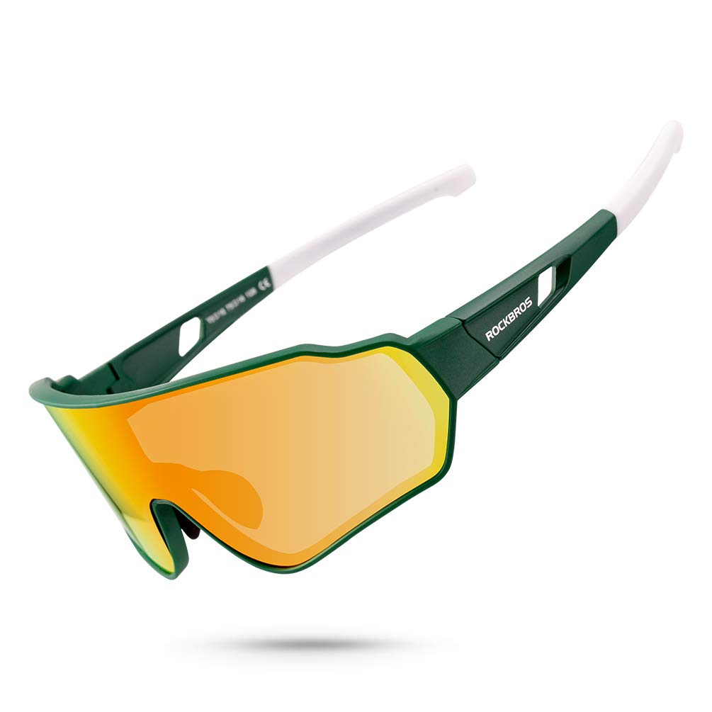 RockBROS Polarized Sunglasses for Men & Women - UV400 Protection, Anti-Glare Cycling Glasses for Outdoor Sports, Running, Hiking & Driving