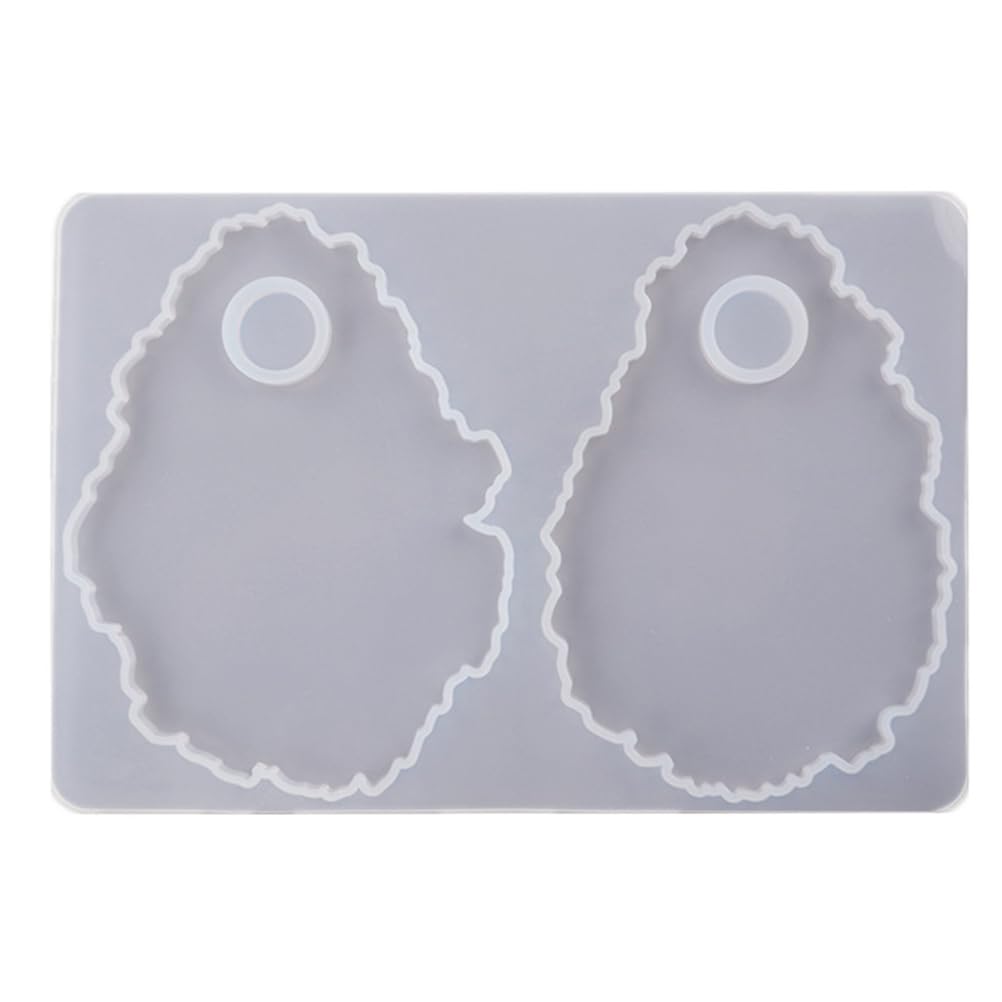 Premium Resin Silicone Makeup Palette Molds - DIY Artist Paint Palette & Agate Coaster Silicone Molds for Epoxy Resin Crafts, Nail Art Polish Holder - Perfect for Makeup Artists, Nail Technicians & Resin Art Projects