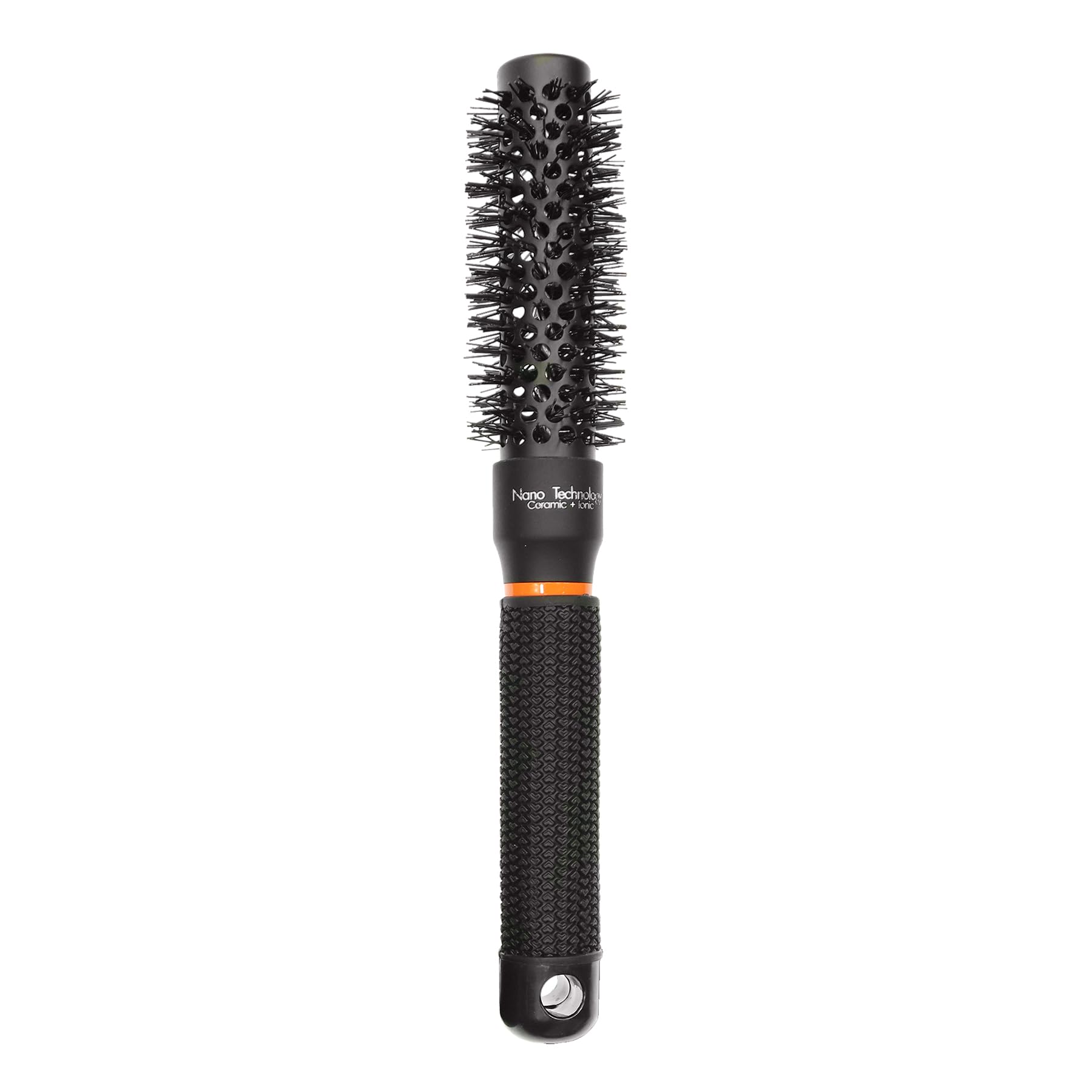 Professional Heat Resistant Nylon Bristles Round Hair Brush 25mm - Anti Static Technology for Smooth Styling | Salon & Home Use for Blowouts, Curls & Volume