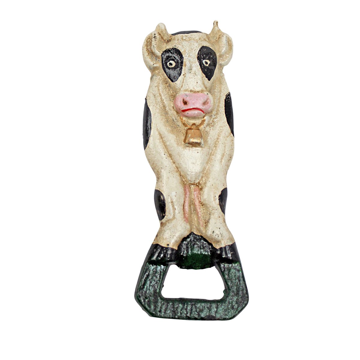 Design Toscano Moo Likes the Brew: Cow-Shaped Cast Iron Bottle Opener for Beer, Soda & Home Bar Decor - Rustic Kitchen Accessory & Unique Gift Idea