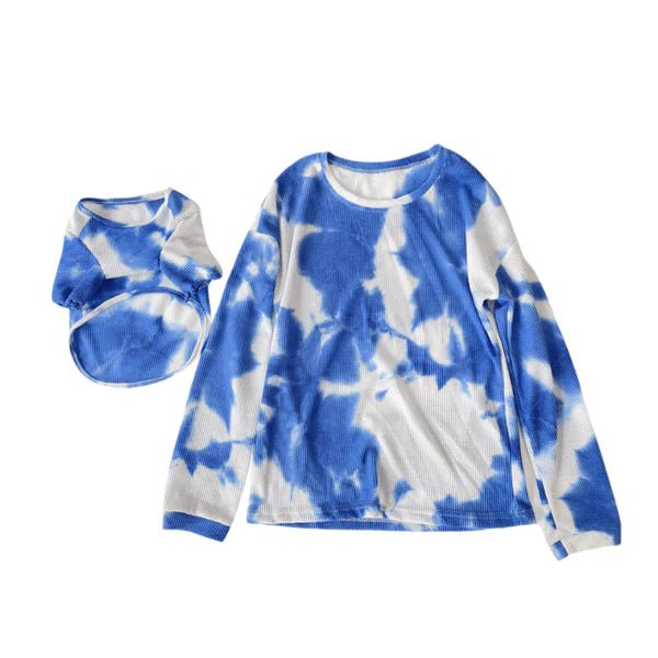 Blueberry Kisses Matching Tie Dye Set for Women - Mother Daughter Outfits - Family Matching Pajamas - Perfect for Valentine's Day, Christmas & Family Photos