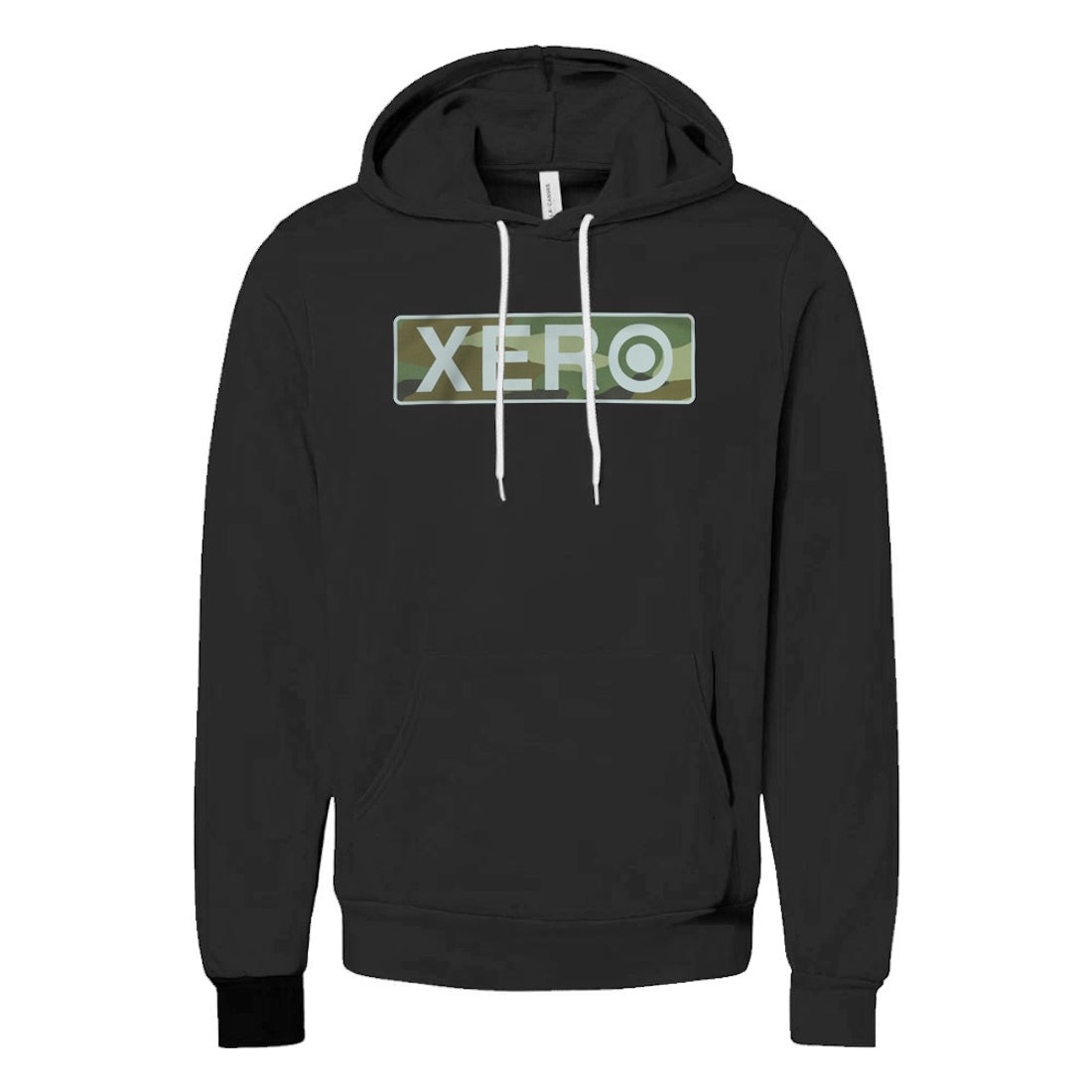 XERO Camo Hoodie for Men - Military Style Camouflage Pullover Hooded Sweatshirt - Warm & Comfortable for Outdoor, Hunting, and Casual Wear