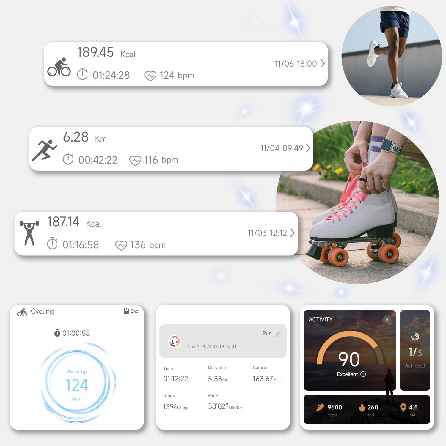 JCRing Smart Ring - Sleep & Fitness Tracker with Heart Rate, Temperature & Step Monitoring - Titanium Wearable with Charging Case - iOS/Android App - Perfect for Health Monitoring & Activity Tracking (8)