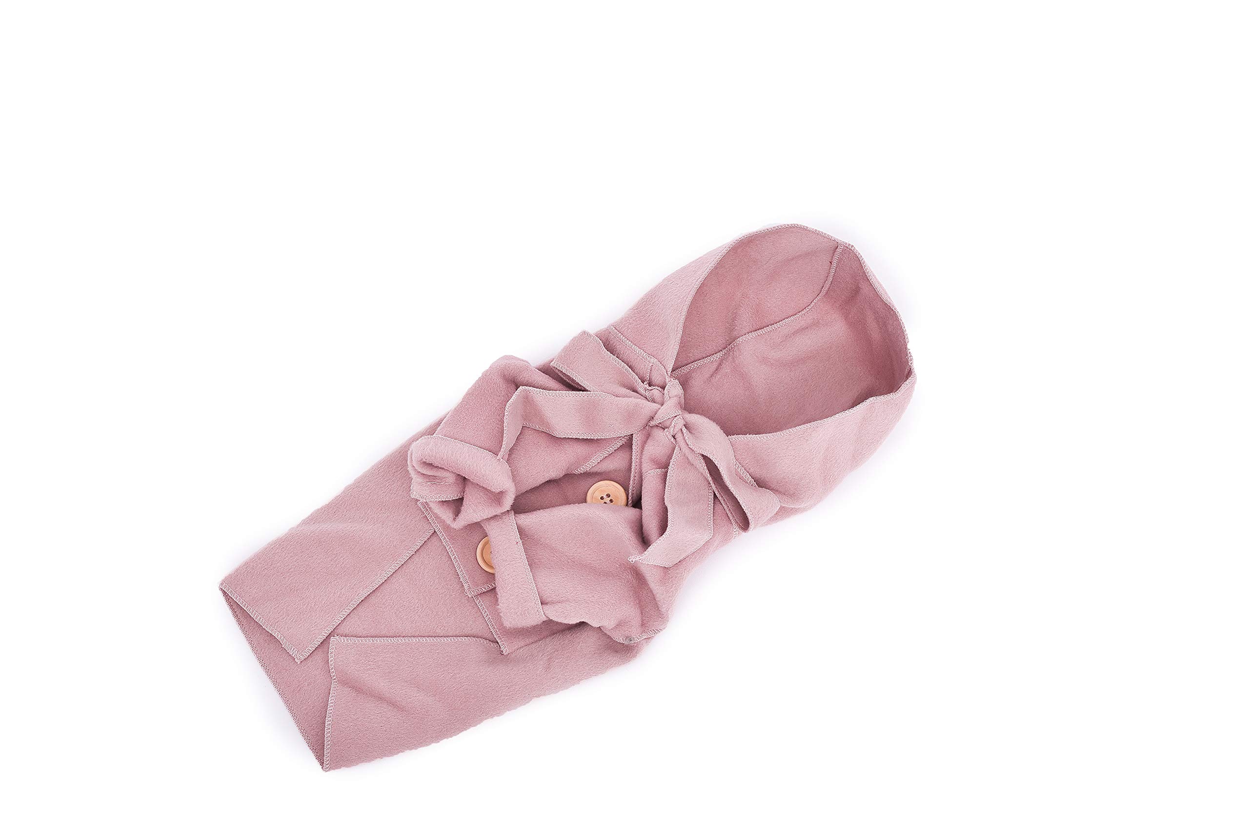 Small Dog Winter Coat - Warm Hooded Jacket & Snowsuit for Small to Medium Dogs | Windproof Puppy Apparel for Cold Weather - Pink Size Small | Perfect for Outdoor Walks & Winter Adventures