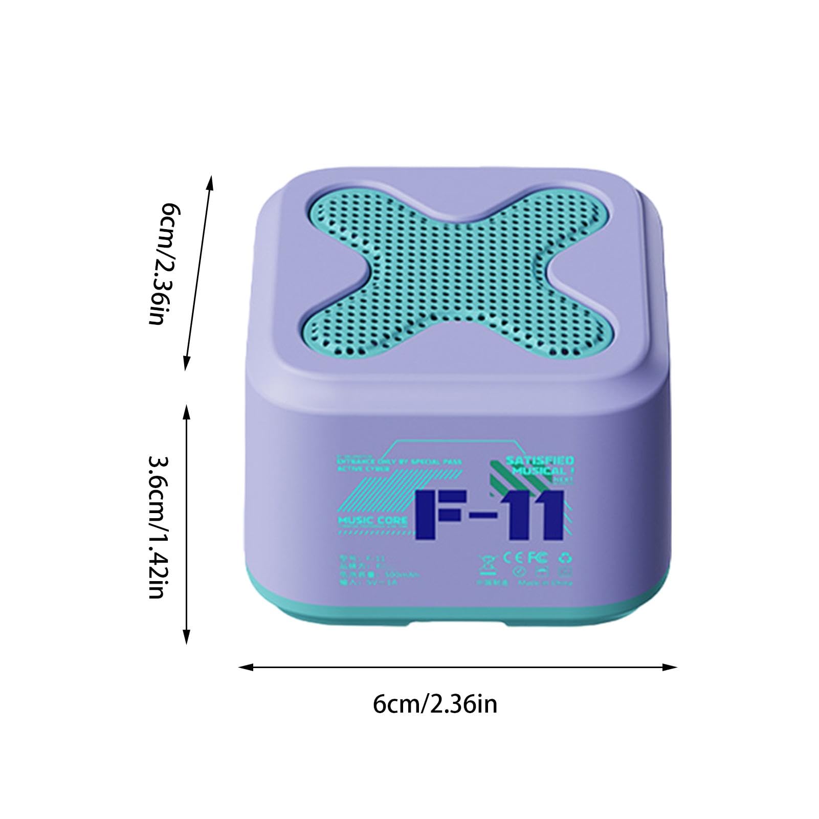 Portable Wireless Bluetooth Speaker with Subwoofer - High Volume Travel Speaker for Car, Outdoor, Beach, Camping | Perfect for Parties, Hiking & Home Use