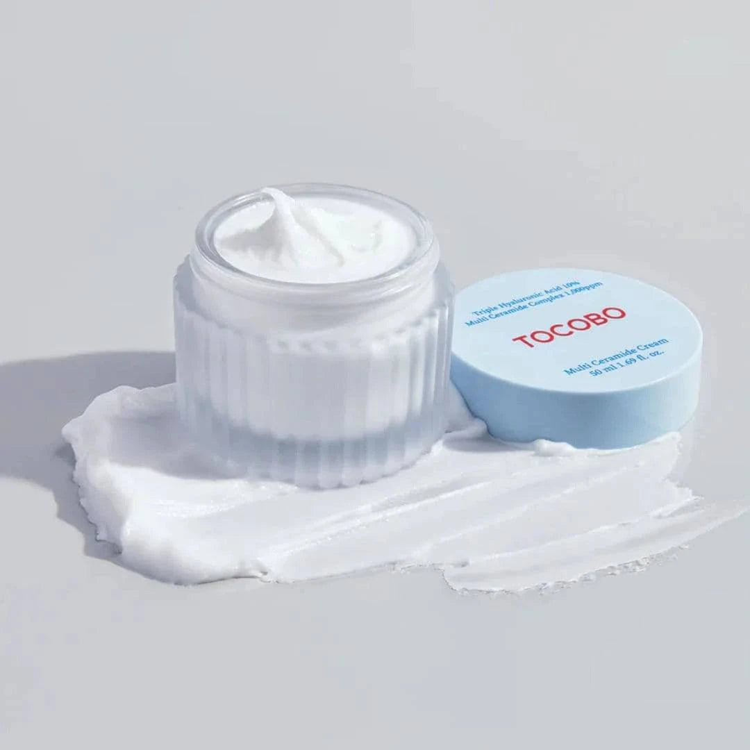 TOCOBO Multi Ceramide Moisturizing Cream 50mL - Deep Hydration for Dry & Sensitive Skin - Perfect for Nighttime Skincare & Daily Face Care Routine