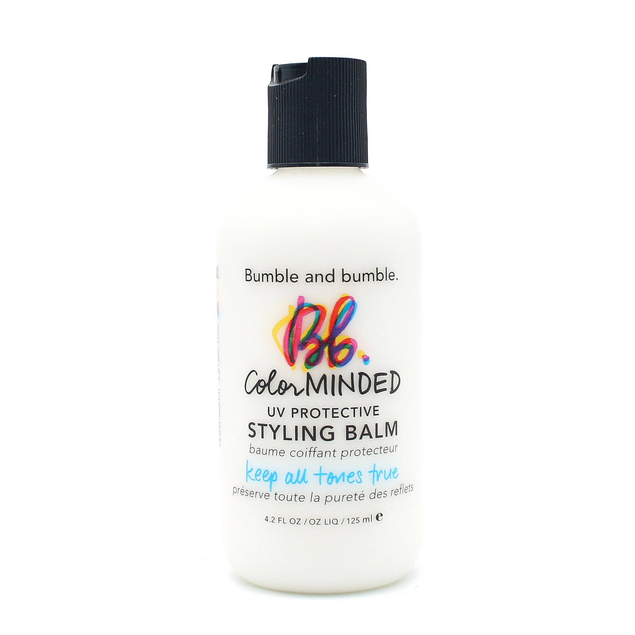 Bumble and Bumble Color Minded UV Protective Balm 4.2 oz - Sulfate-Free Hair Protectant for Color-Treated Hair | Shield from Sun Damage & Frizz for Beach, Pool & Outdoor Activities