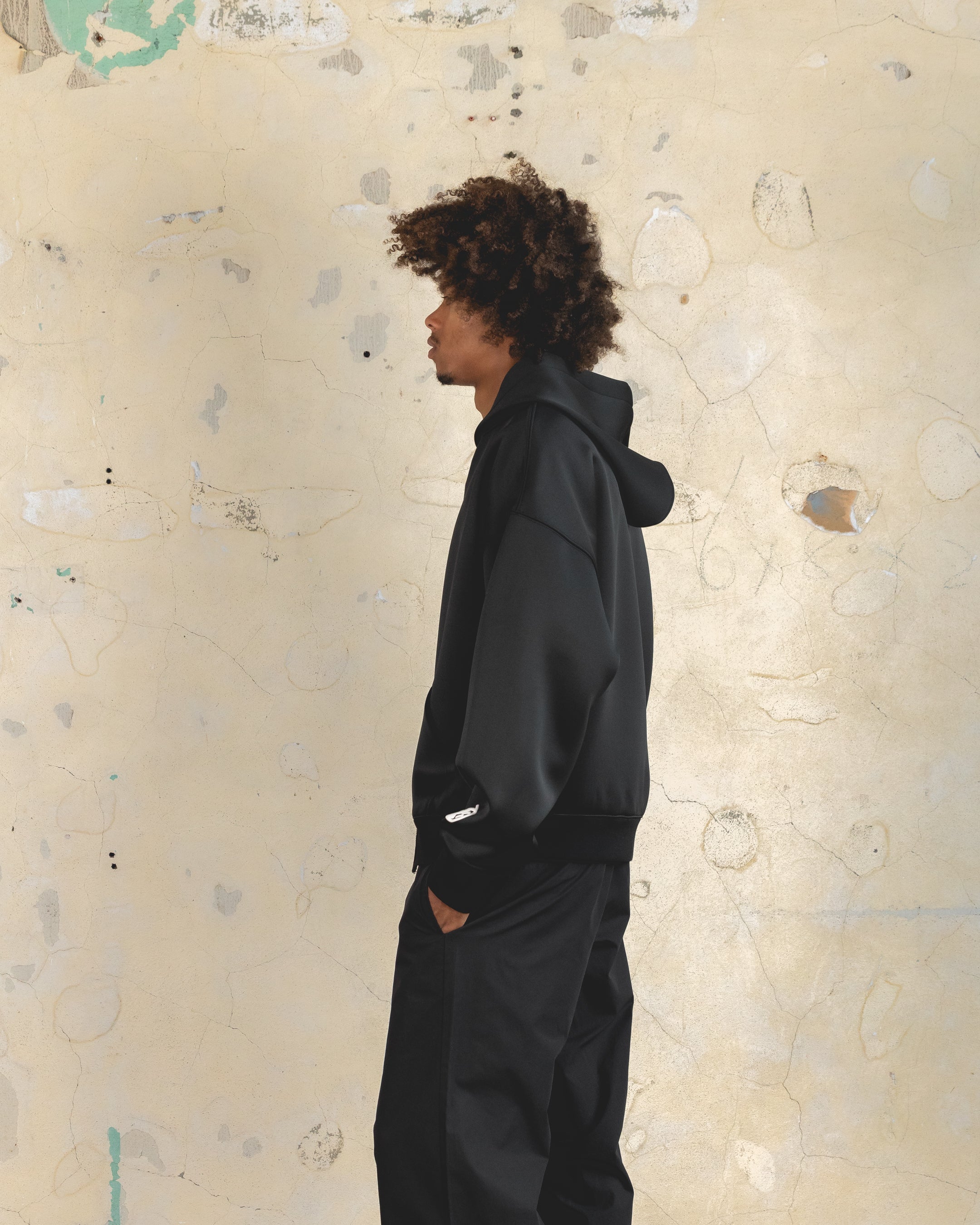 404 Function Zip Hoodie Black - Stylish & Comfortable Men's Pullover for Outdoor Activities & Casual Wear
