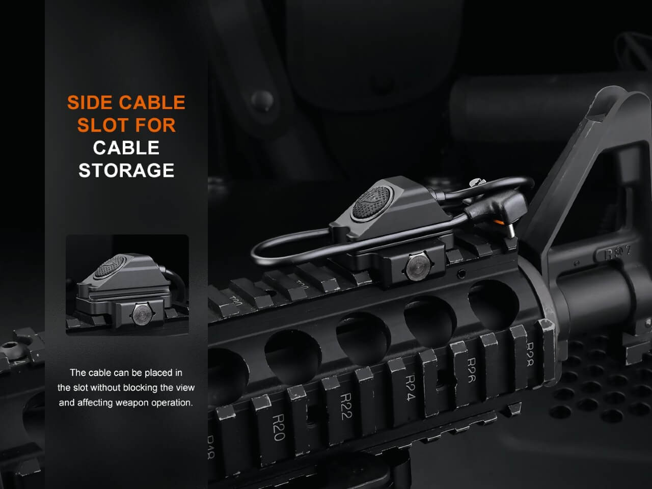 Fenix AER06S Tactical Remote Pressure Switch for Flashlights - Perfect for Hunting, Camping & Emergency Use