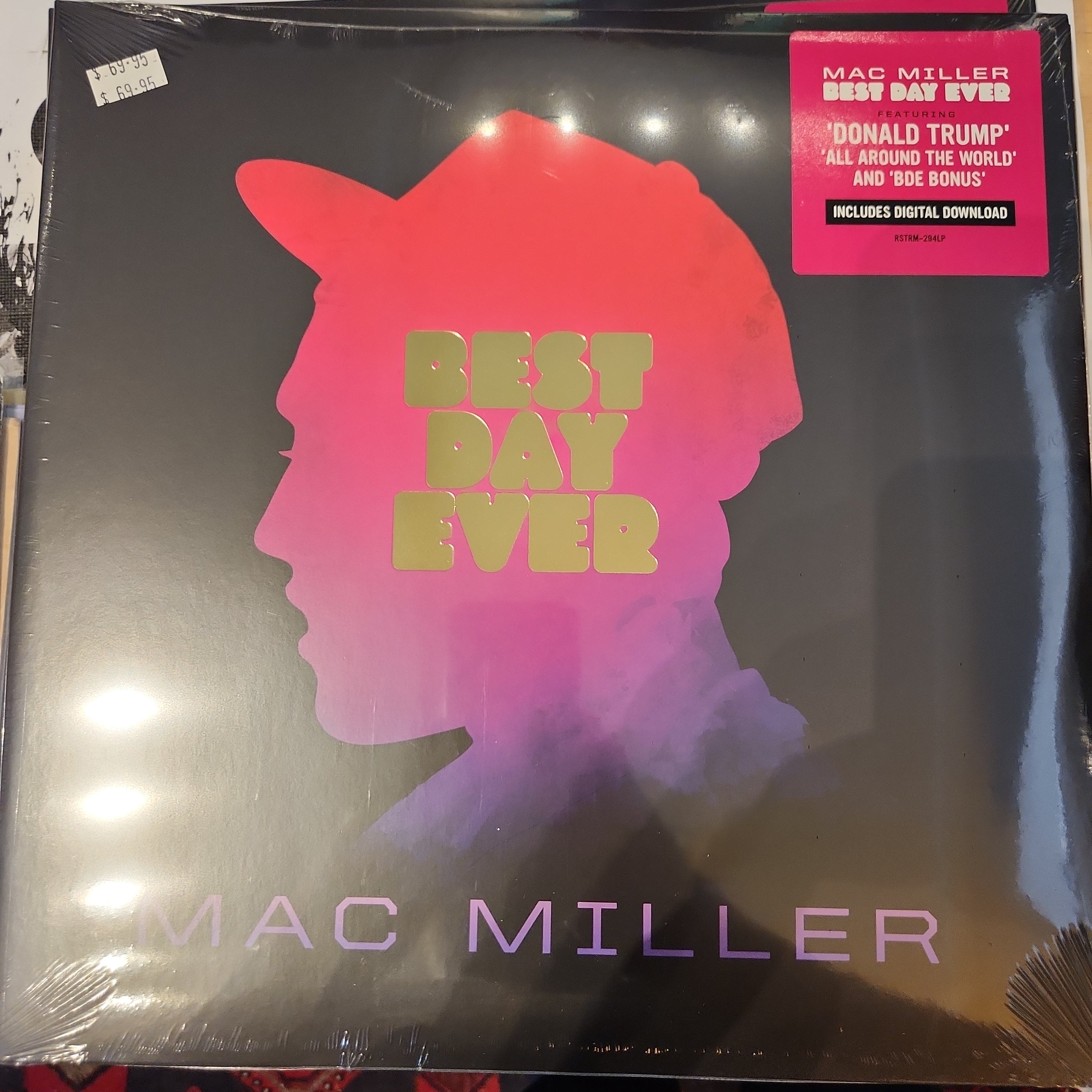 Mac Miller - Best Day Ever Double Vinyl LP Record | Limited Edition Collector's Item for Music Lovers | Perfect for Home Listening & Vinyl Collections