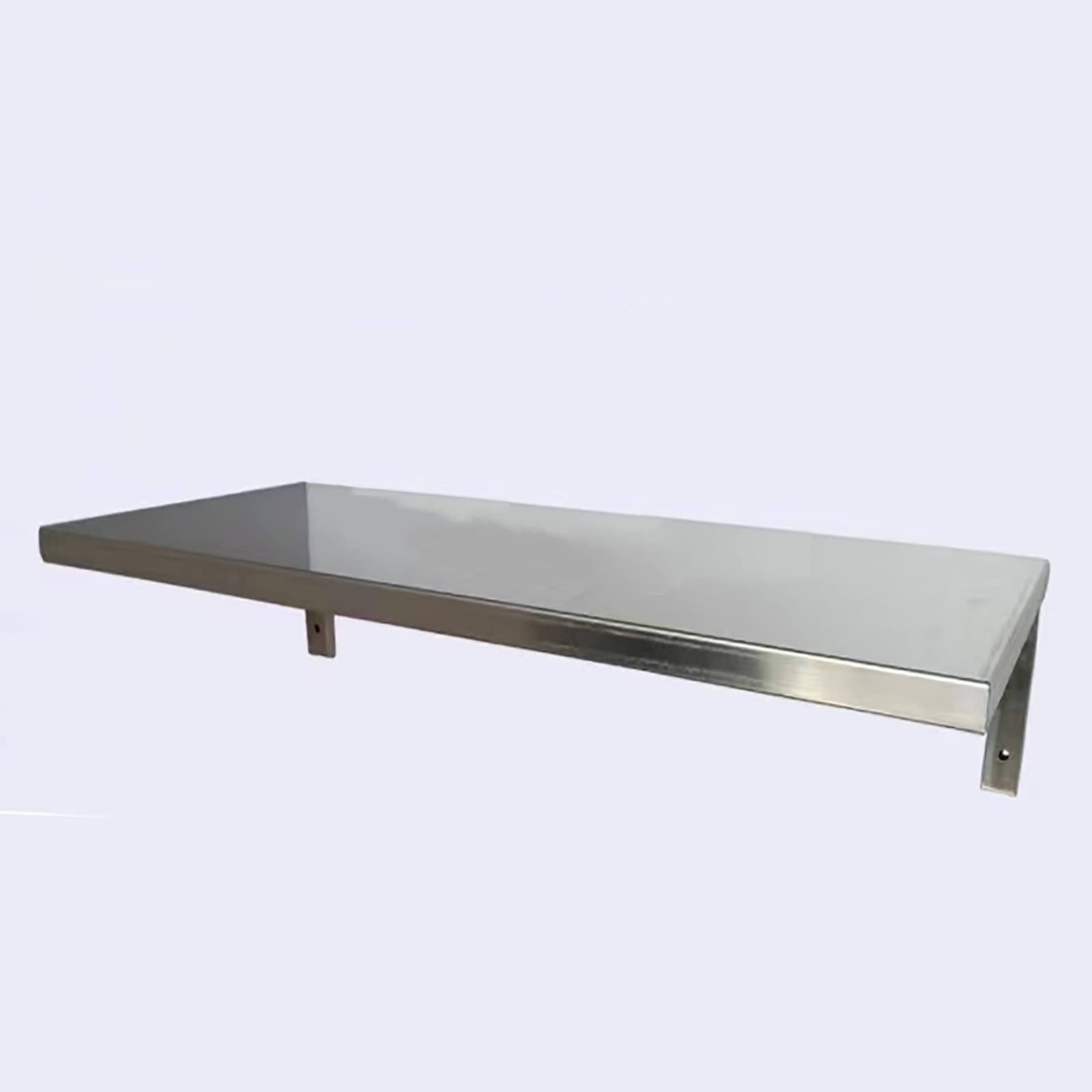 304 Stainless Steel Folding Wall Mounted Desk - Space Saving Floating Table for Kitchen, Dining Room & Home Office - Multi-Functional Shelf Divider (100×40cm) - Perfect for Small Apartments, Dorms & Compact Spaces