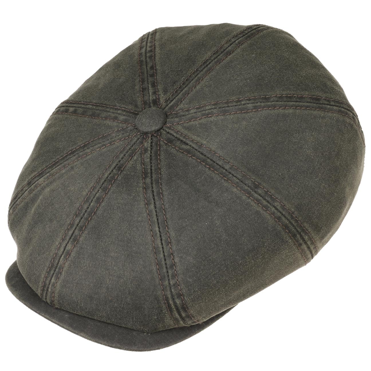 Stetson Hatteras Old Cotton Newsboy Cap - Vintage Style Men's Hat for Casual Wear, Outdoor Activities & Fashion