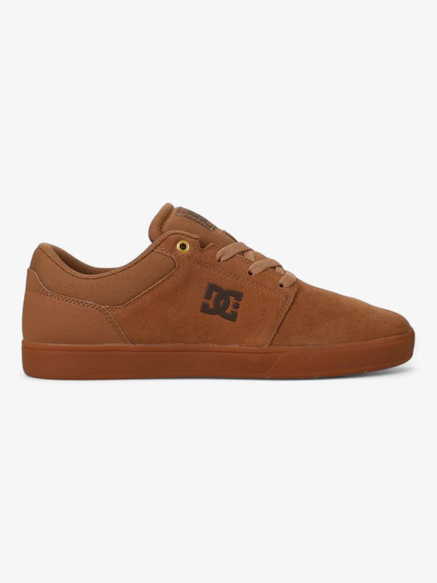 DC Crisis 2 Skate Shoes for Men - Brown Leather High-Top Sneakers with Cushioned Insole | Perfect for Skateboarding, Streetwear & Casual Wear