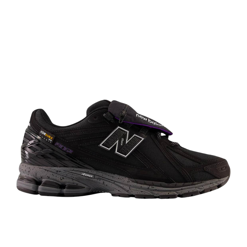 New Balance 1906R Running Shoes - Cordura Fabric with Pocket - Black/Grey/White Vintage Style - Perfect for Jogging, Gym Workouts & Casual Wear