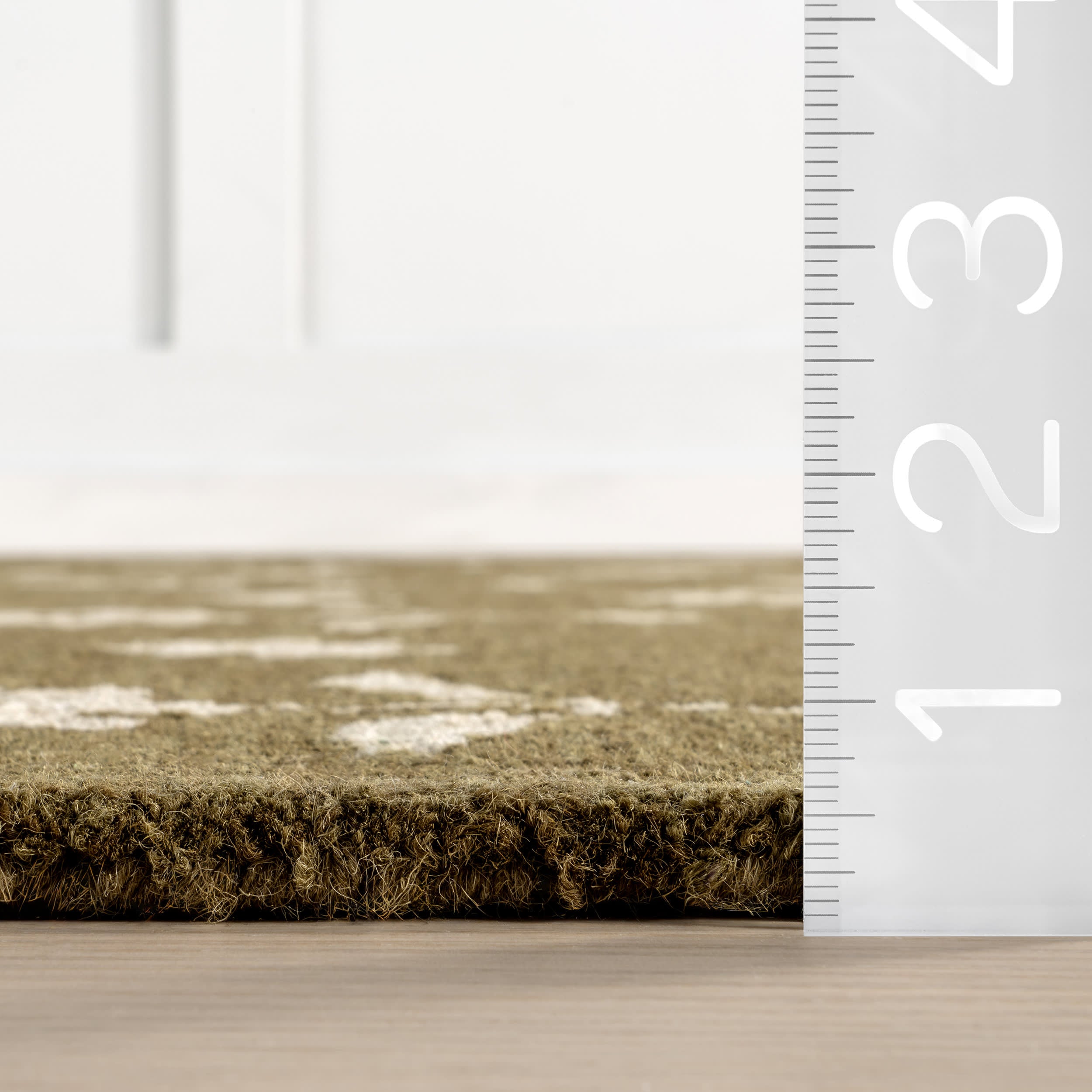 Ella Wool Rug in Taupe - Soft & Durable Handmade Area Rug for Living Room, Bedroom, or Office Decor