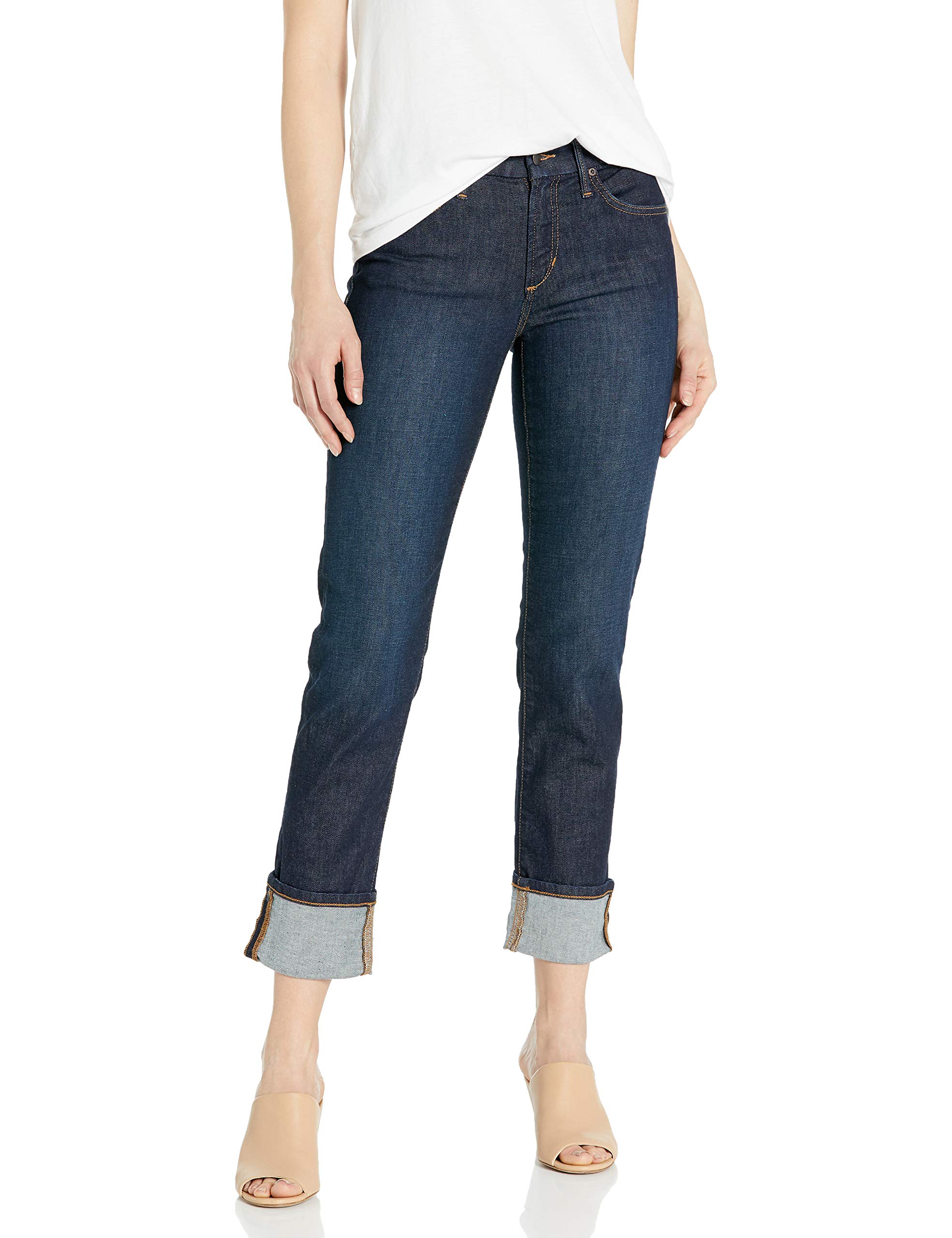 Joe's Jeans Women's The Lara Mid Rise Cigarette Jeans - Slim Fit Stretch Denim Pants for Work, Casual & Night Out