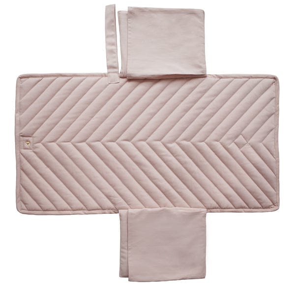 Mushie Portable Baby Changing Pad - Waterproof & Travel-Friendly Diaper Mat for On-the-Go Parents - Perfect for Nursery, Travel, and Outdoor Use