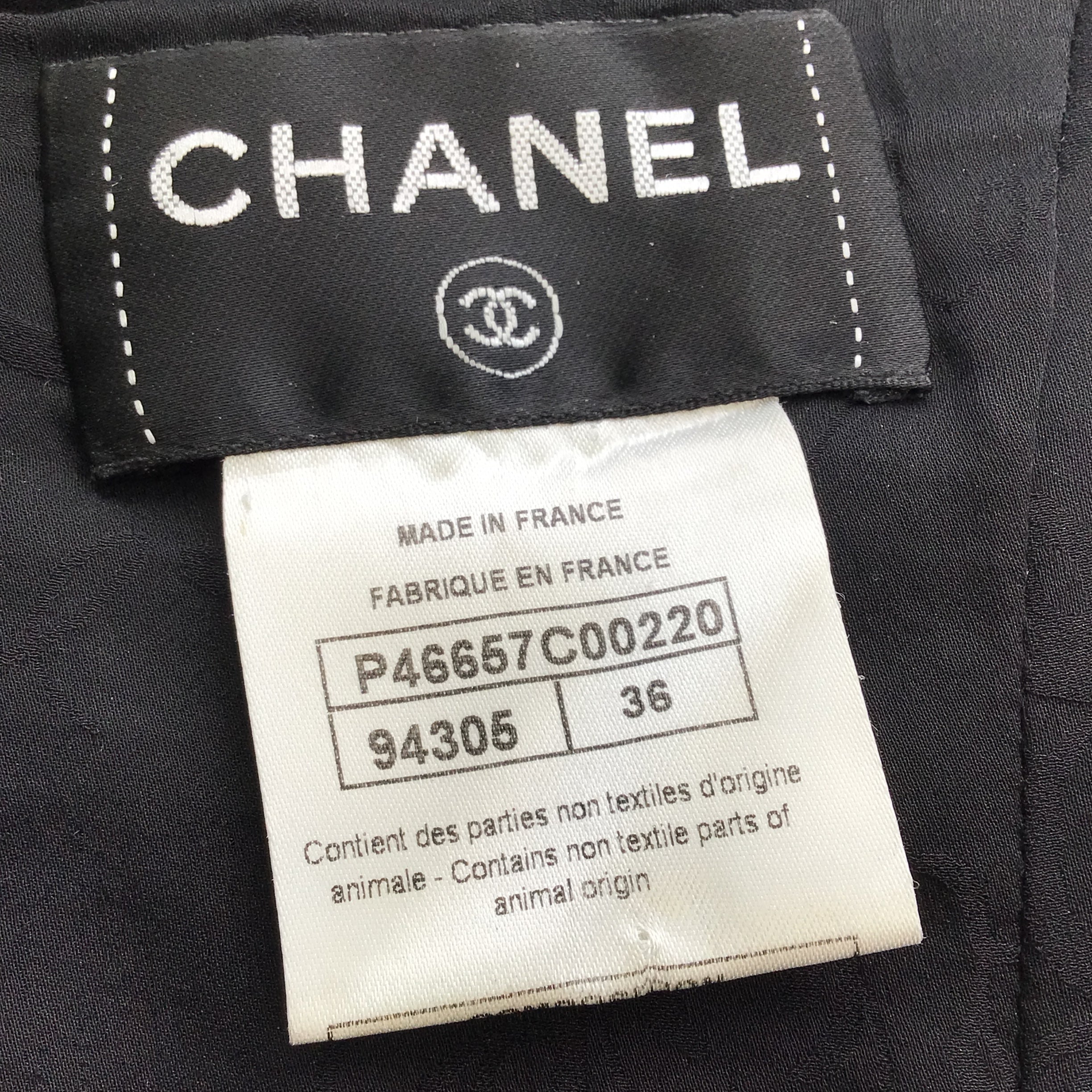 Chanel Black Long Sleeve Lambskin Leather Dress for Women - Elegant Evening Wear & Special Occasions
