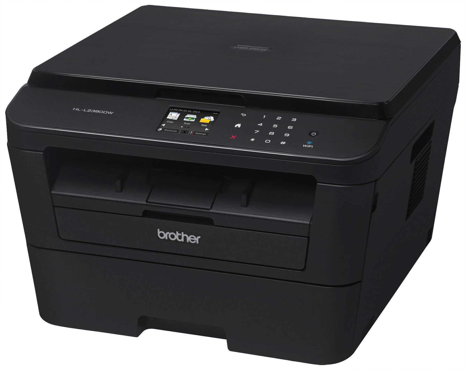 Brother HL-L2380DW Wireless Monochrome Laser Printer with Amazon Dash Replenishment | Fast Printing for Home Office & Small Business | Compact Design for Workspace Efficiency
