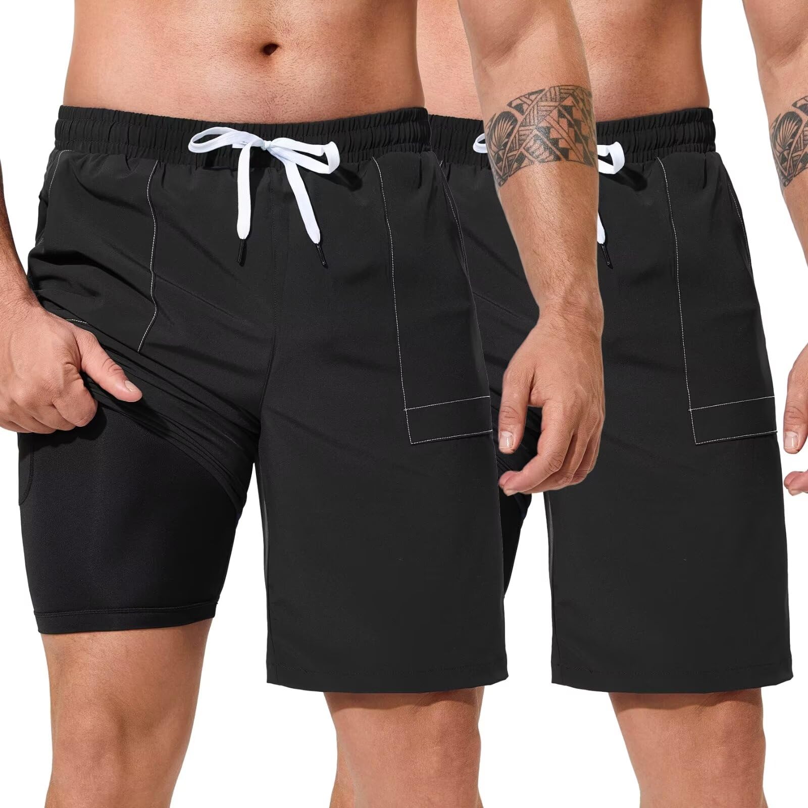 SILKWORLD Men's 2 Pack 9