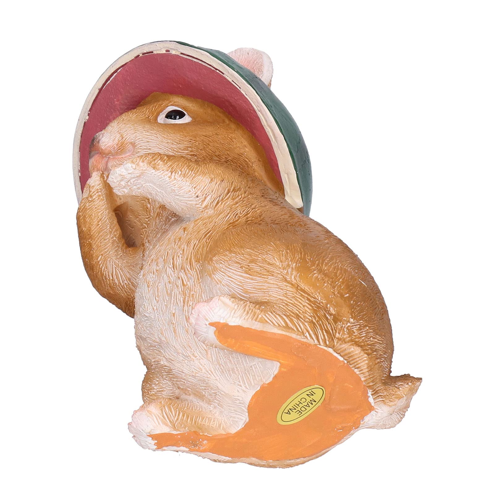 Eco-Friendly Resin Rabbit Statue - Handcrafted Vivid Simulation Garden Sculpture for Outdoor, Patio, Living Room Decor - Perfect for Home & Garden Décor (38002)