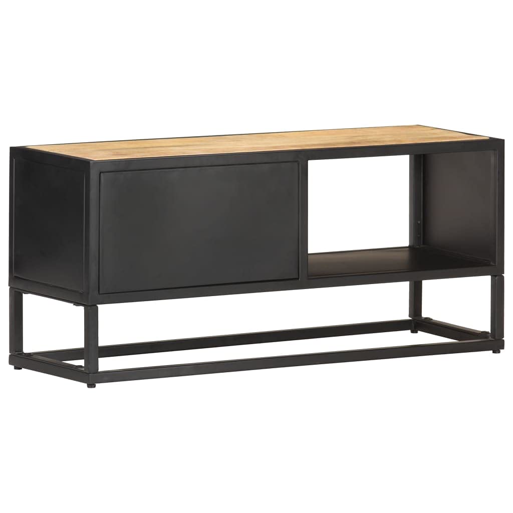 Mid Century Modern TV Stand with Storage - 35.4