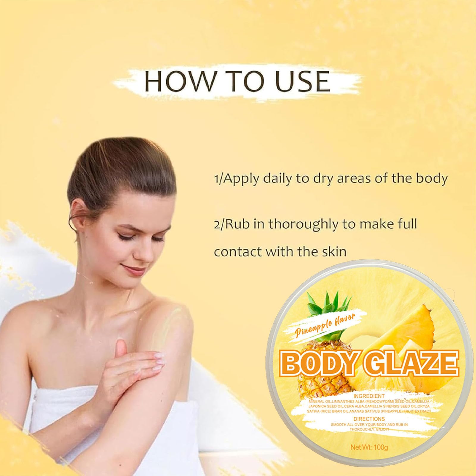 Body Glaze Donut & Strawberry Shortcake Body Butter - Ultra Moisturizing Cream for Women | Hydrating Skin Care for Dry Hands, Face & Body | Perfect for Daily Use & Gift Sets