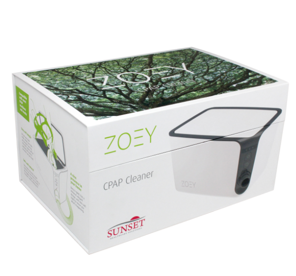 Zoey CPAP Cleaner Machine for Sleep Apnea - Sanitizing Device with UV Light & Ozone - Portable CPAP Equipment Cleaner for Travel & Home Use