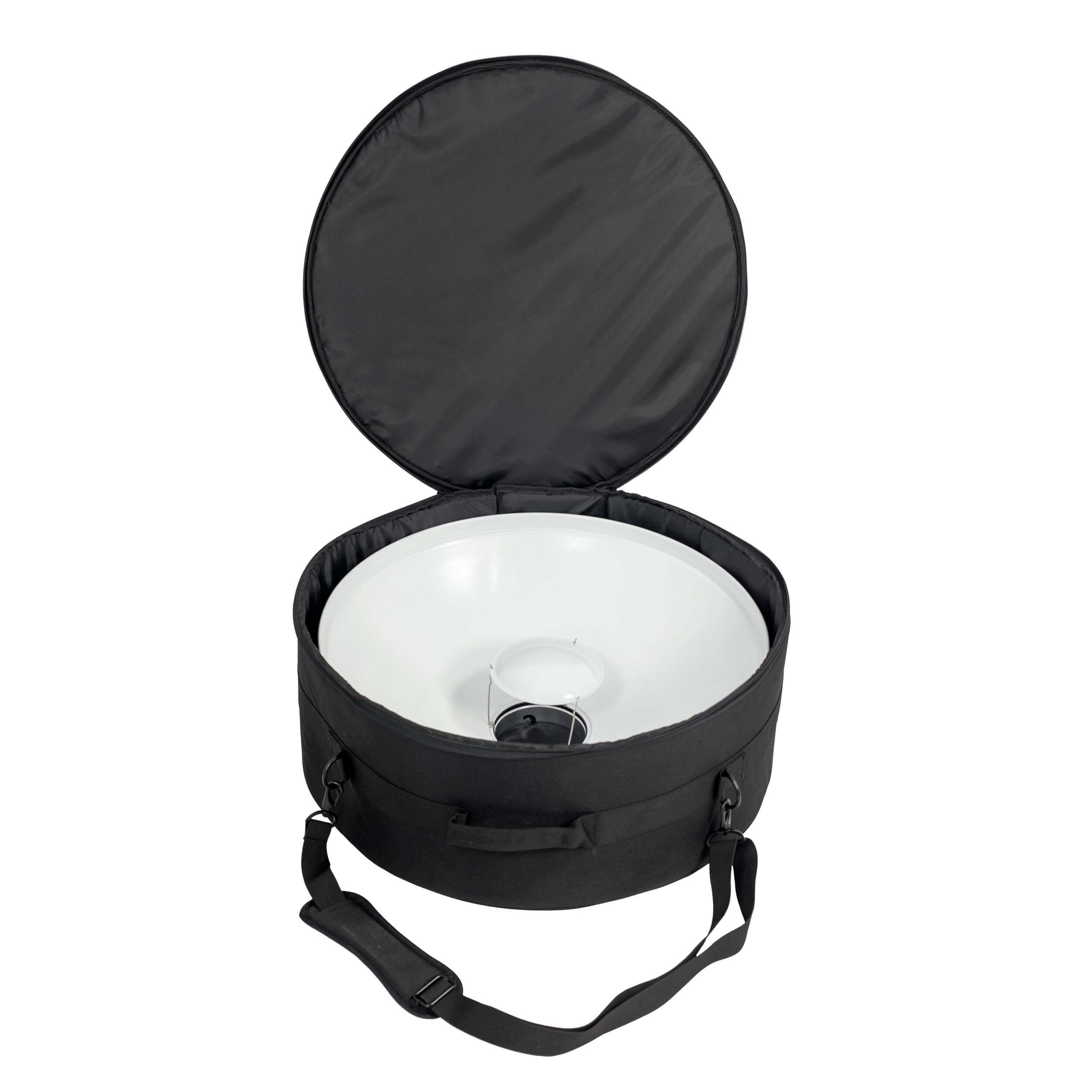 55cm Professional Beauty Dish with Semi-Rigid Padded Interior - Perfect for Studio Photography & Makeup Artists