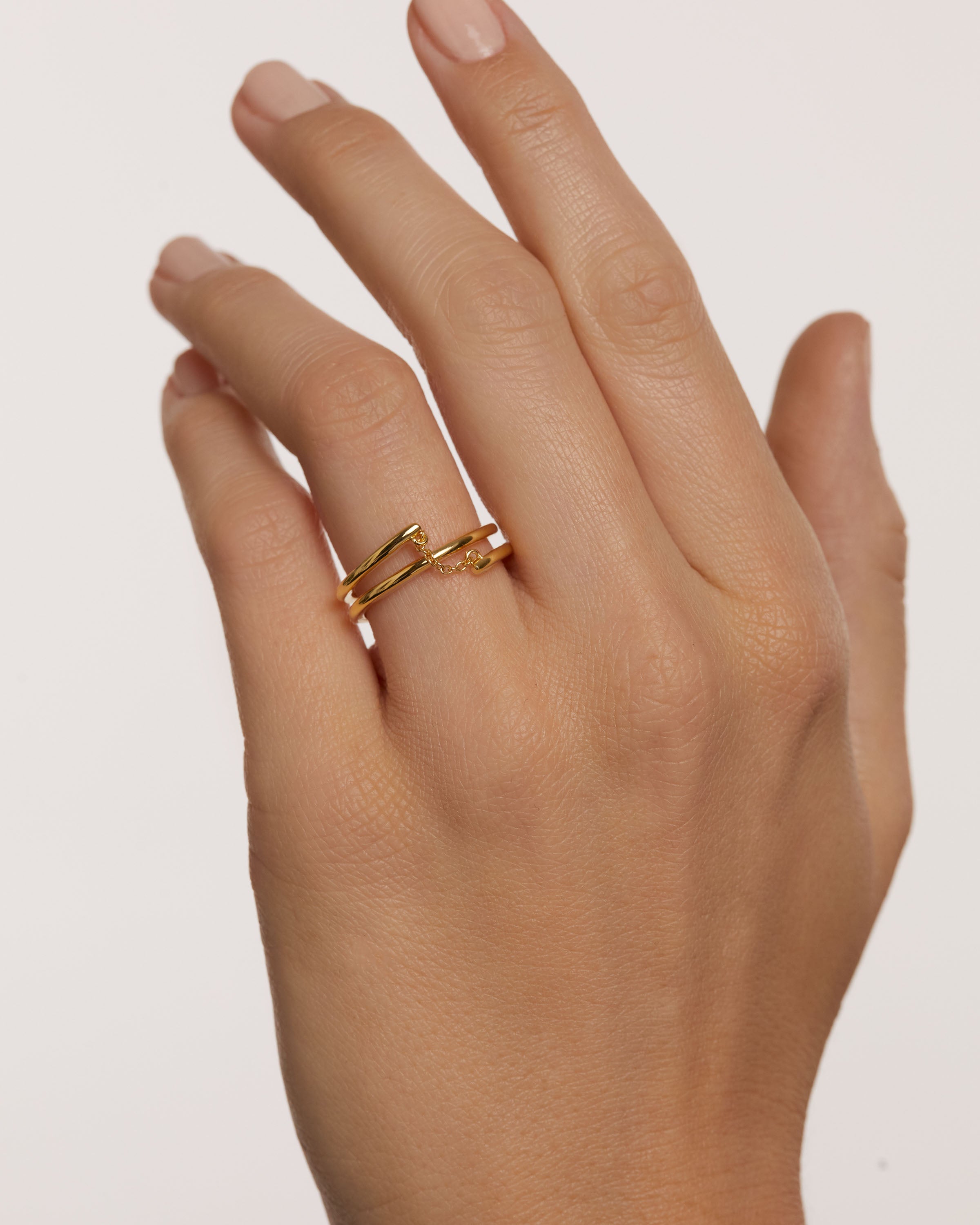 18K Solid Gold Giro Ring for Men & Women - Elegant Minimalist Wedding Band, Promise Ring, or Fashion Jewelry - Perfect for Engagements, Anniversaries & Everyday Wear