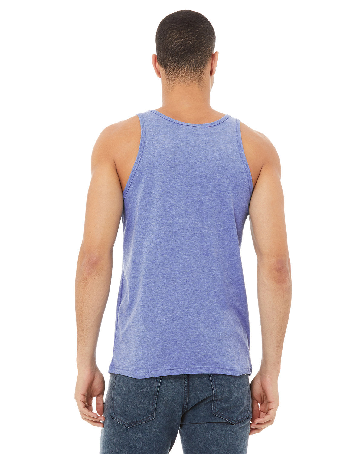 Bella + Canvas 3484 Unisex Triblend Tank Top - Soft Comfortable Sleeveless Shirt for Men & Women - Perfect for Gym, Yoga, Running & Summer Outfits