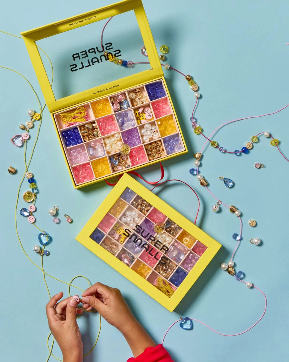 MAKE IT SUPER DIY Bead Kit for Jewelry Making - Creative Craft Beads Set for Kids & Adults - Perfect for Bracelets, Necklaces & DIY Art Projects