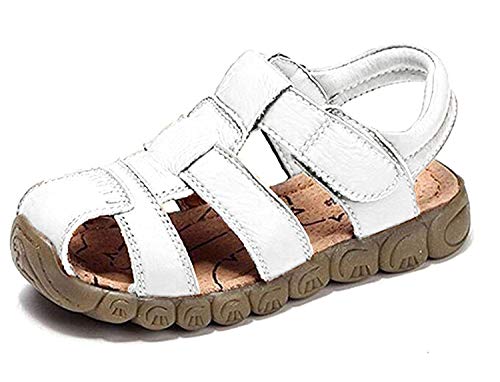 **Otamise Kids' Leather Closed-Toe Sport Sandals for Boys & Girls – Toddler, Little Kid & Big Kid Sizes – Perfect for Outdoor Play, Hiking & Beach Adventures**