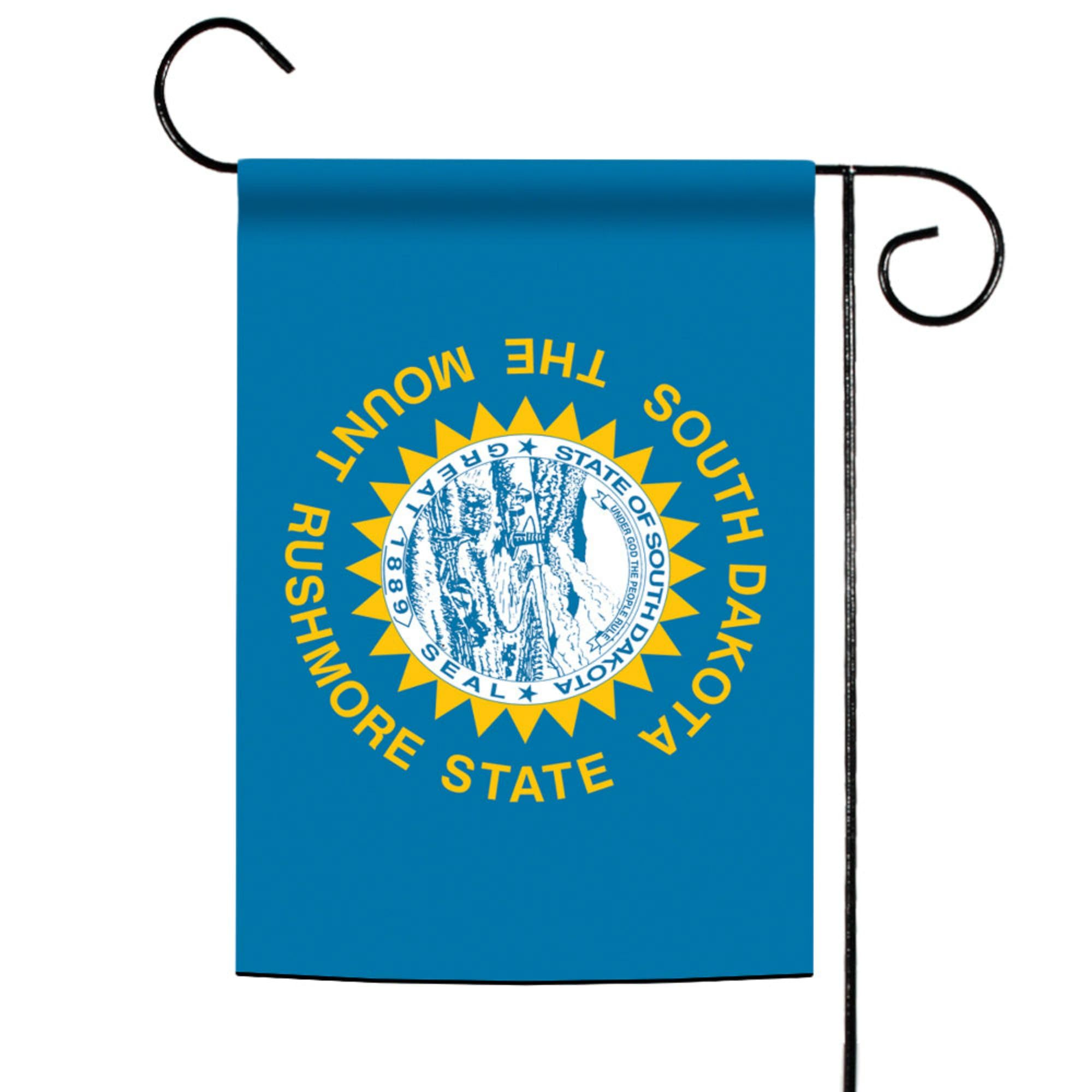 South Dakota State Flag 12.5 x 18 Inch - Toland Home Garden Decorative Outdoor Flag | USA Made | Perfect for Porch, Yard & Garden Decor