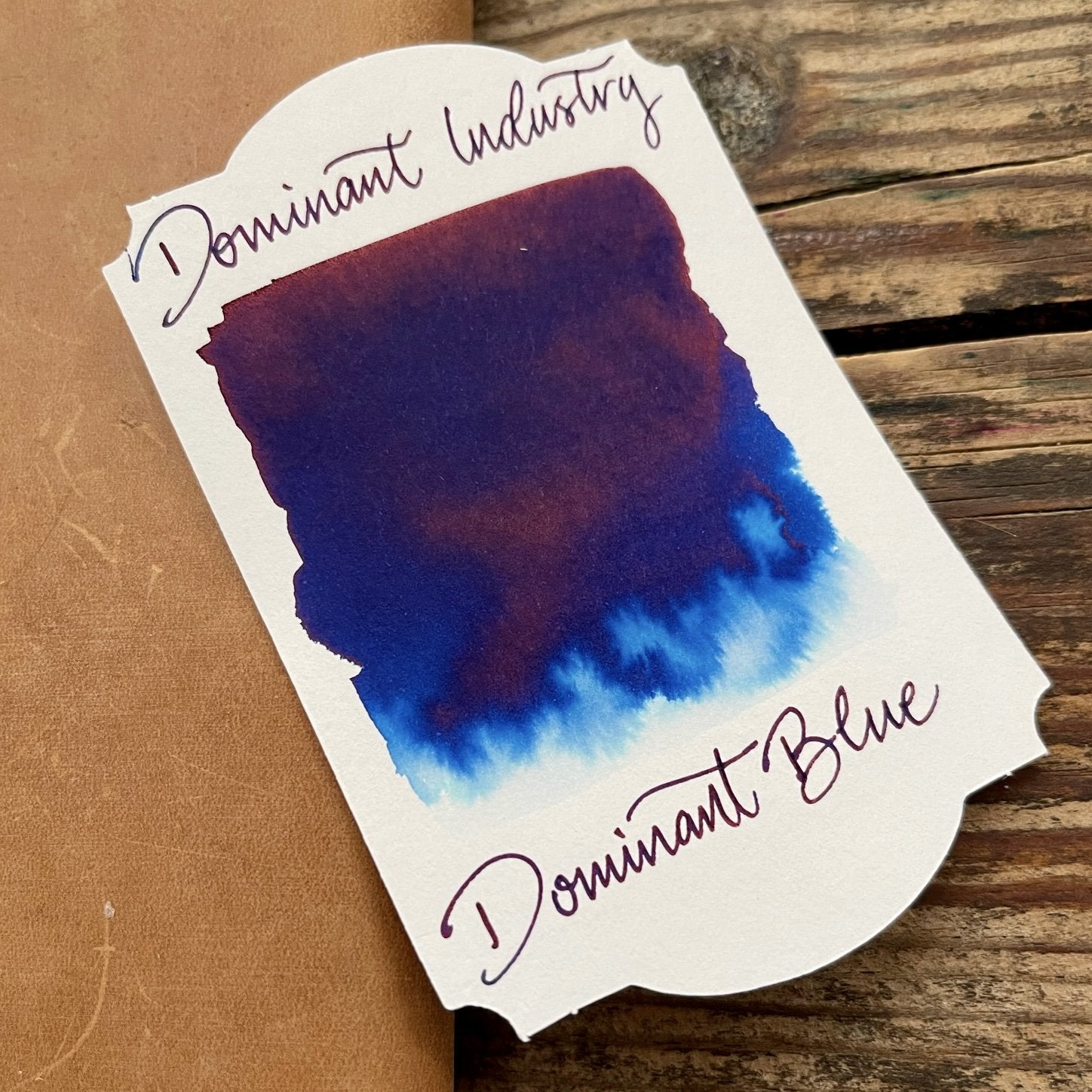 Dominant Industry Dominant Blue Fountain Pen Ink - Premium Waterproof Ink for Calligraphy, Drawing & Journaling (60ml Bottle) - Perfect for Artists, Writers & Pen Enthusiasts