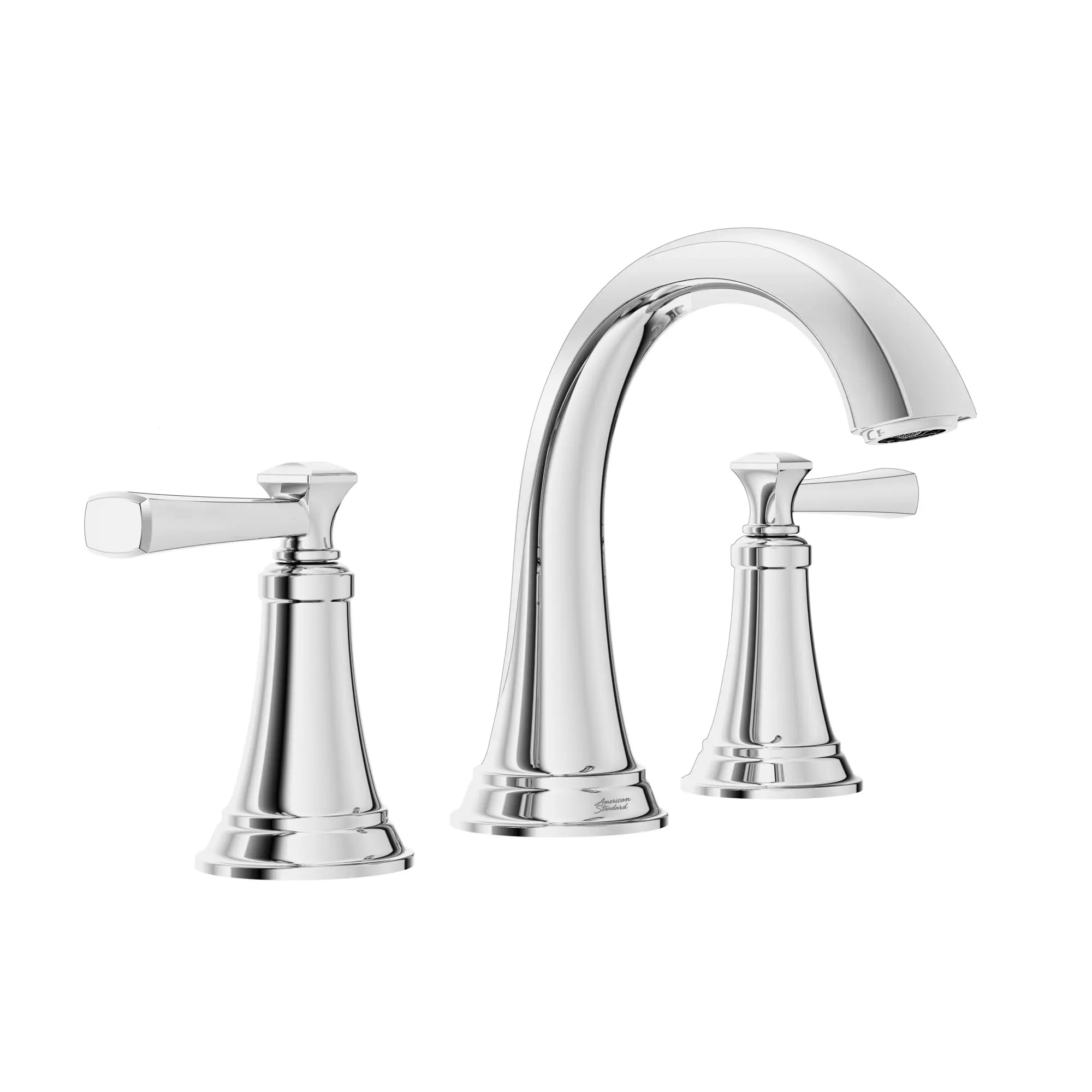 Glenmere 8 Inch Widespread 2 Handle Bathroom Faucet - 1.2 GPM/4.5 LPM Water-Saving Design with Lever Handles - Perfect for Modern Bathroom Vanities and Powder Rooms