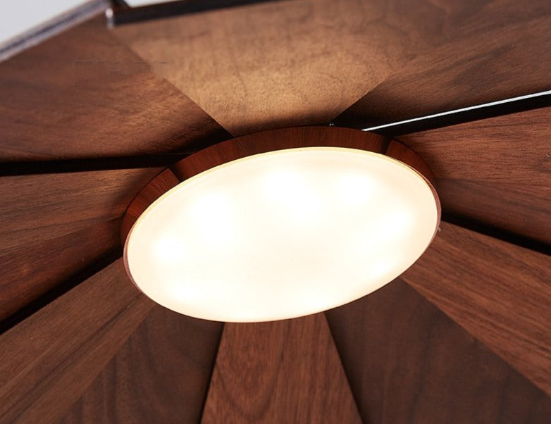 Handmade Origami Wood Pendant Light - Modern Scandinavian Style Ceiling Lamp for Living Room, Bedroom & Dining Room Decor