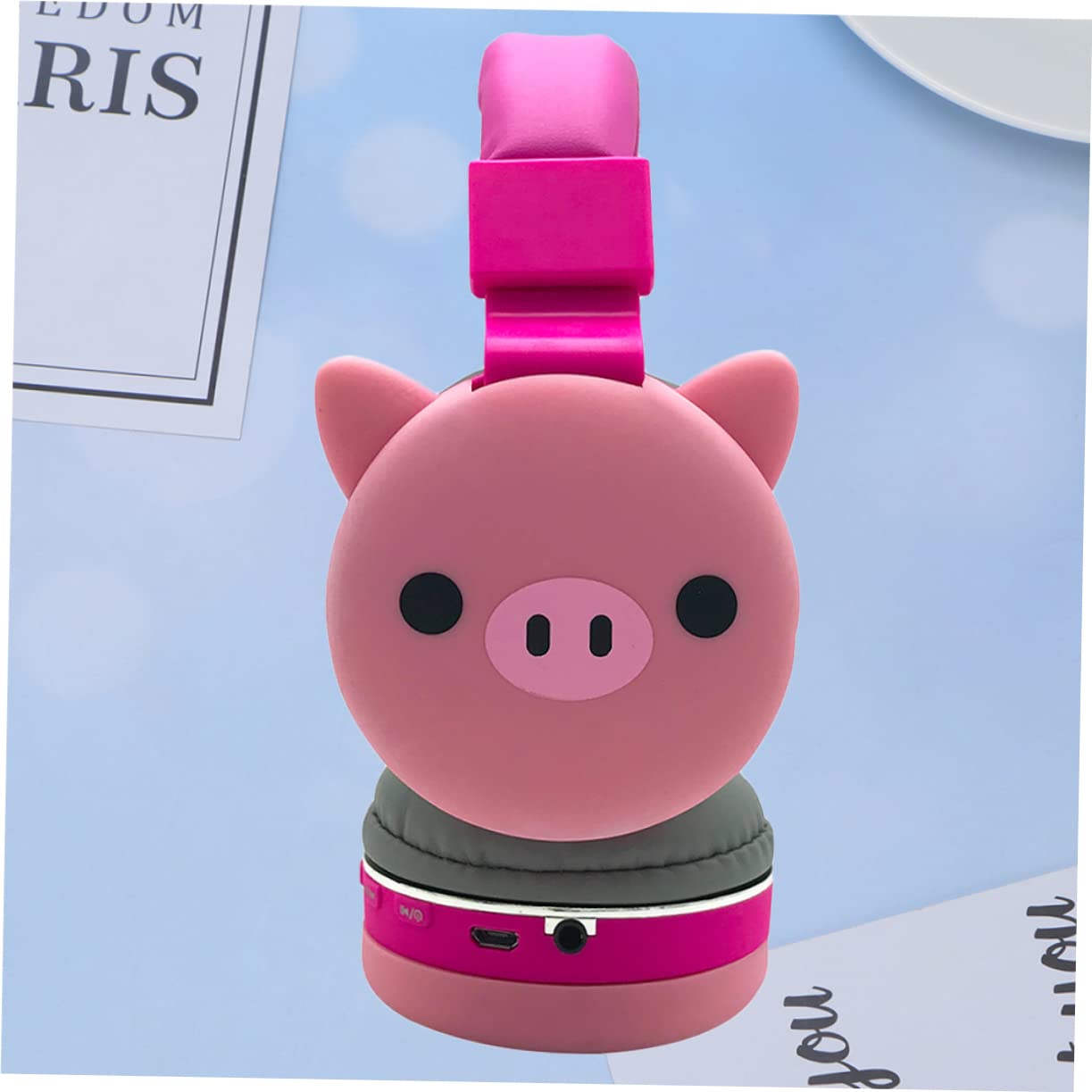 SUPVOX Wireless Over-Ear Headphones with Animal Design - Panda & Cat Style, Comfortable Head-Mounted Gaming Headset for PC, Computer, and Mobile Devices | Perfect for Gaming, Streaming, and Online Classes