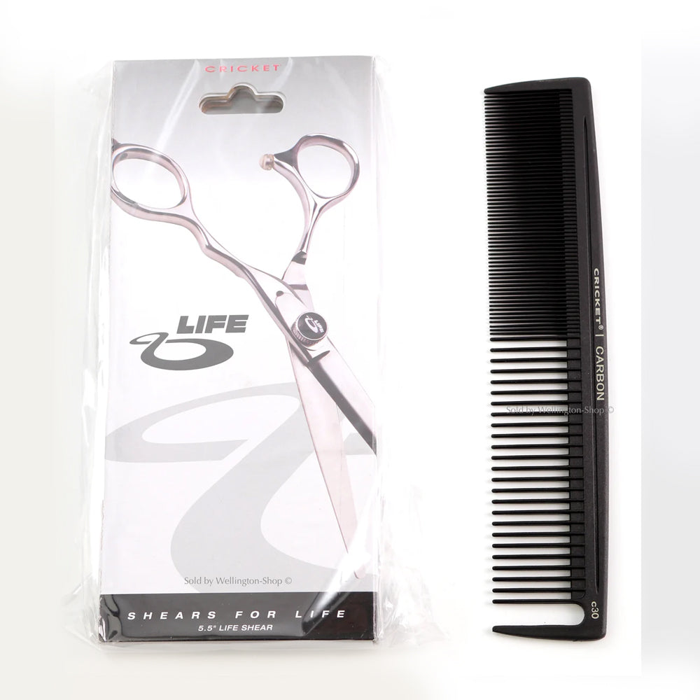Professional Right-Handed Hair Cutting Scissors - Cricket for Life Shear | Precision Styling for Salons, Barbers & Home Use