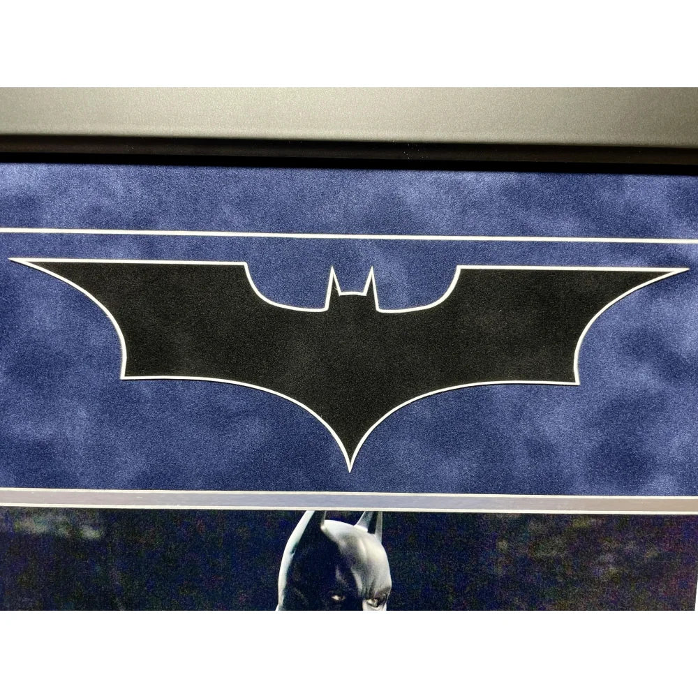 Christian Bale Autographed Batman 11x14 Photo Framed with BAS COA - The Dark Knight Begins Movie Memorabilia - Perfect for Collectors, Fans & Home Theater Decor