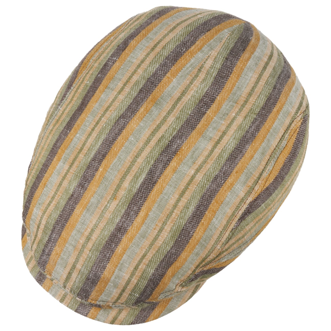 Stetson Sacota Driver Linen Flat Cap - Classic Men's Summer Hat for Golf, Driving & Outdoor Activities