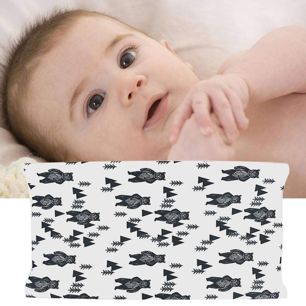 Waterproof Baby Diaper Changing Mat - Foldable Portable Changing Pad with Bear Design, Soft Training Crawling Mat for Infants & Toddlers - Perfect for Nursery, Travel & On-the-Go Diaper Changes