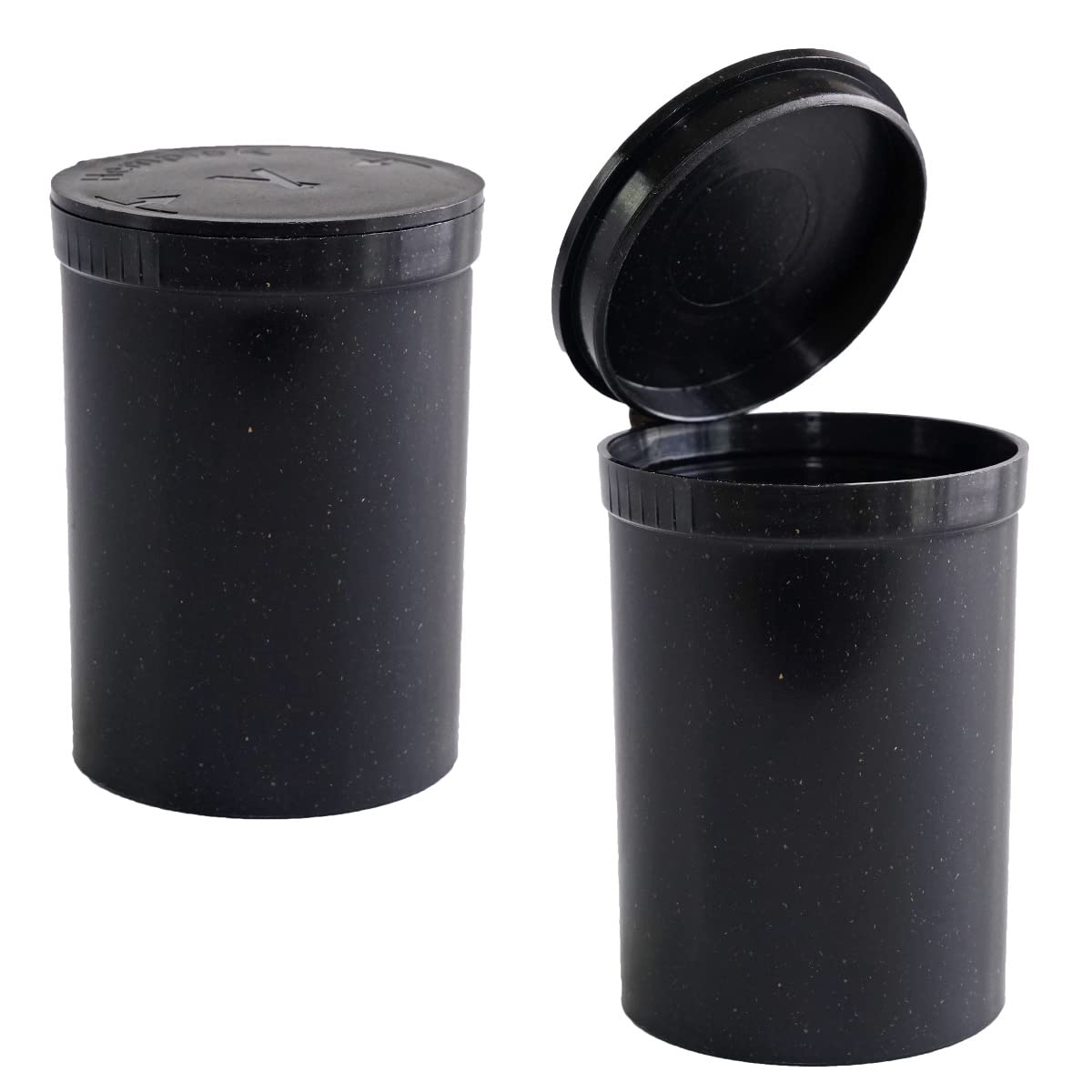 HemploK 500-Pack 30 Dram Airtight Pop Top Containers | Child-Resistant, Smell Proof & Waterproof Hemp-Plastic Storage | Reusable Pill Bottles (7g/1/4oz) for Medication, CBD, Herbs & Travel Essentials