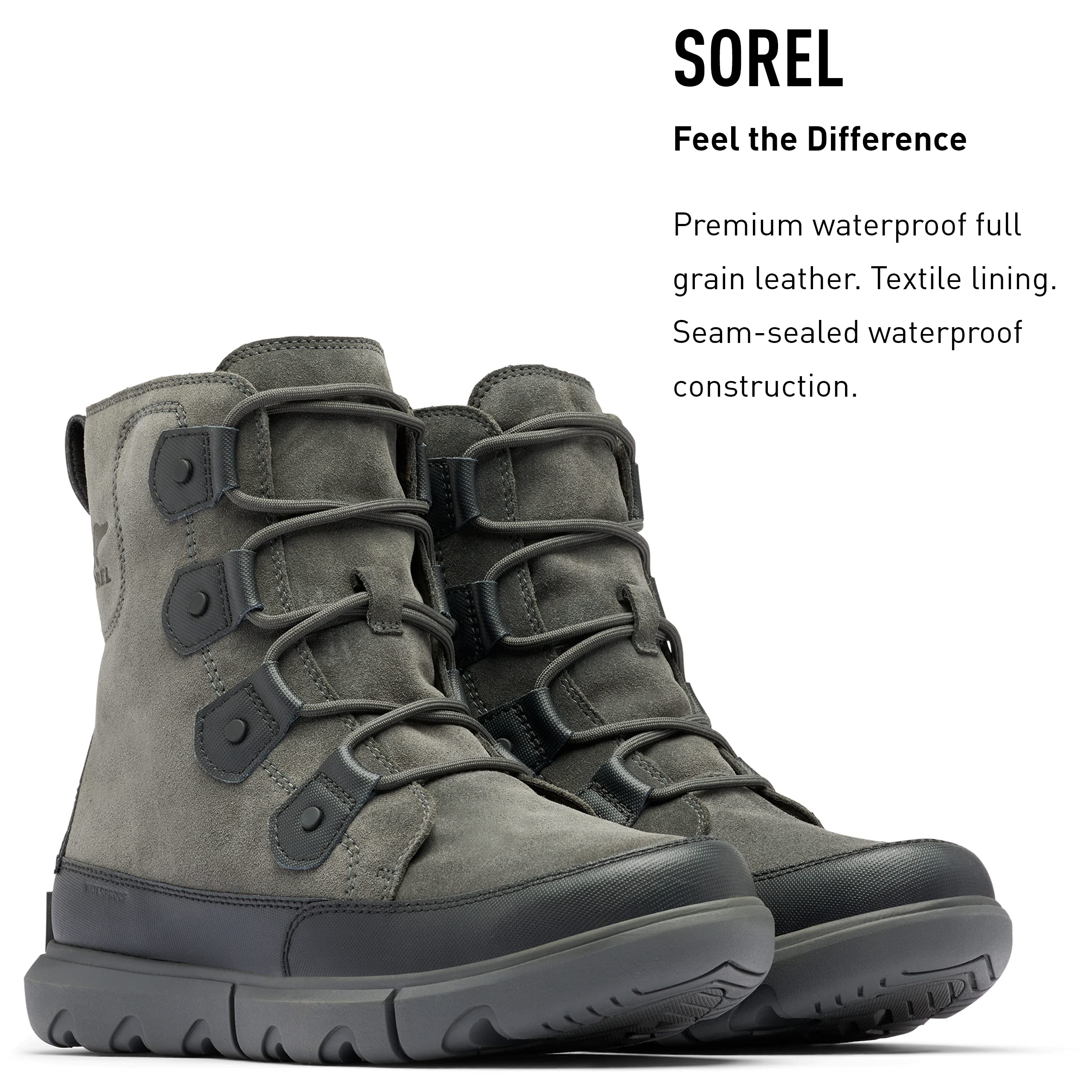 Sorel Men's Waterproof Winter Boots - Insulated Snow Boots for Cold Weather, Hiking & Outdoor Activities