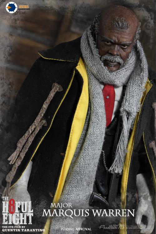 Asmus 1/6 Scale The Hateful Eight Major Marquis Warren Collectible Action Figure - Perfect for Movie Fans & Collectors, Display in Home Office or Theater Room