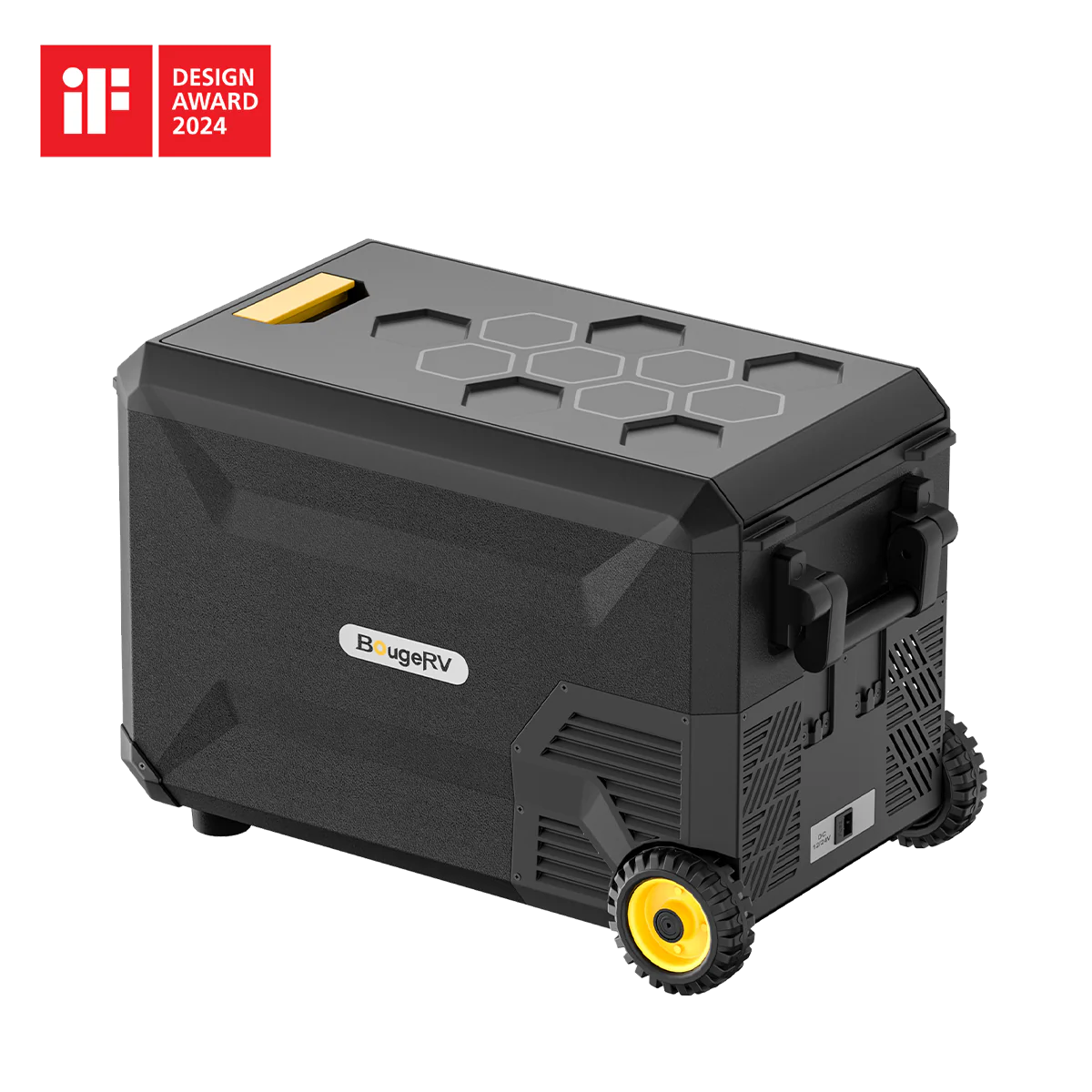 BougeRV ASPEN 30 PRO 12V Portable Car Refrigerator with IceDrive™ Technology - 220Wh Battery Power for Camping, Road Trips & Outdoor Adventures