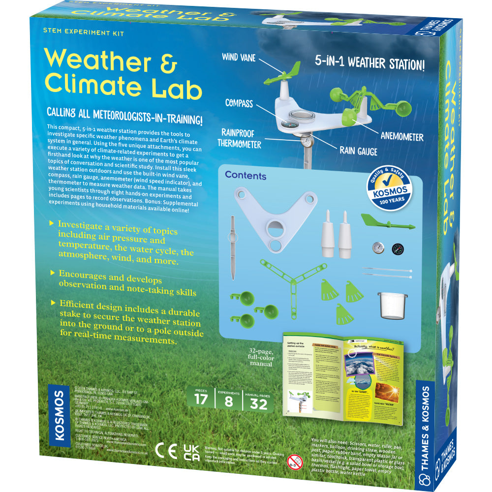 Professional Weather & Climate Lab Equipment for Accurate Environmental Research - Perfect for Schools, Universities, and Scientific Studies