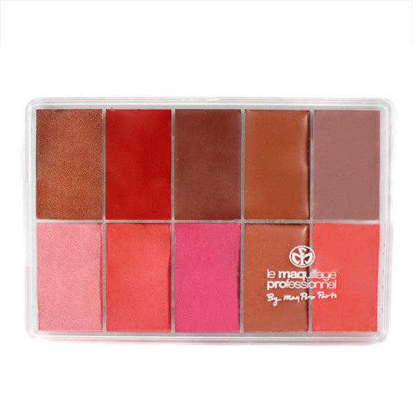 Maqpro R11 Lipstick Palette - 15ml Professional Makeup Kit for Long-Lasting Lip Color | Perfect for Makeup Artists, Bridal Looks & Photo Shoots